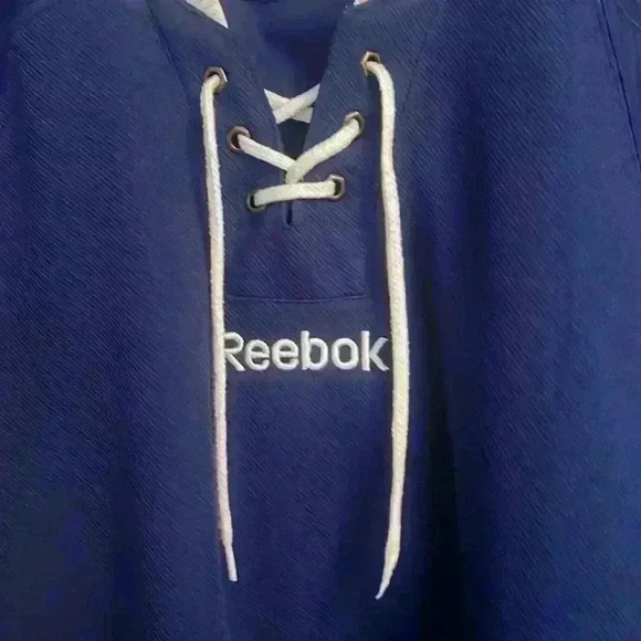 Blue Reebok  Hockey Jersey - Picture 2 of 9